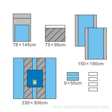 100% Impermeable Orthopedic-Set Surgical Drapes